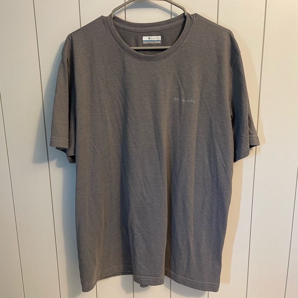 Mens Gray Columbia T Shirt
